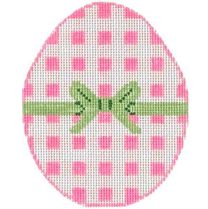 Gingham Egg - Pink Supply