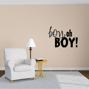 Boy Oh Boy Baby Shower Wall Decal Geniue Stockist Cheap Online