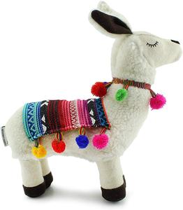 Plush Llama with Blanket and Pom-Poms 100% Guaranteed