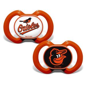 Masterpieces Puzzles Baltimore Orioles - Pacifier 2-Pack Free Shipping Geniue Stockist