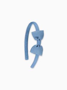 Dusty Blue Small Bow Girl Headband Outlet Visit
