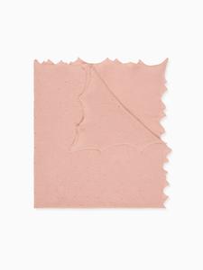 Dusty Pink Openwork Cotton Baby Blanket Many Kinds Of Cheap Online