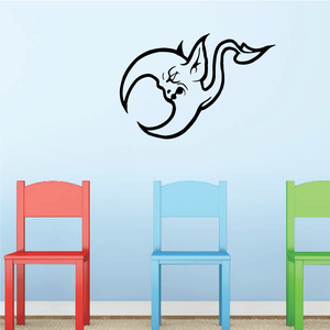 Elf Moon with Tail Decal Cheap 2025 Newest