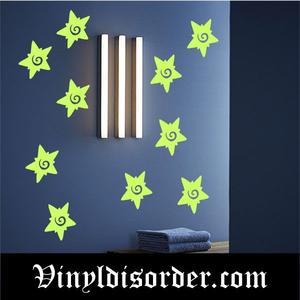 Inner Swirl Star Glow in the Dark Decal Buy Cheap With Credit Card