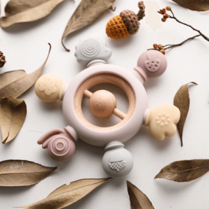 Pink Round Teether Buy Cheap Fashion Style