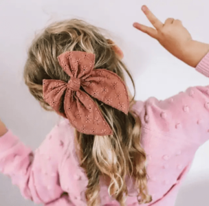 Embroided Cotton Hair Clips Cheapest For Sale