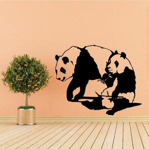 Mom And Baby Panda Decal Real For Sale
