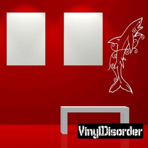 Shark and Swirl Seaweed Decal Sale Wholesale Pice
