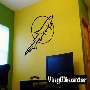 Shark Swimming and Moon Decal Clearance 2025