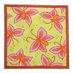 Lilly Letter - Pink Butterflies on Green 2025 Sale Online