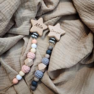 Wooden Star Pacifier Clip Discount Looking For