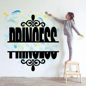 Custom Princess Name Decal Cheap Sale Low Pice Fee Shipping