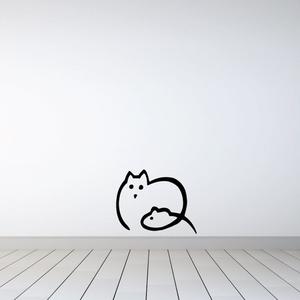 Minimal Cat and Mouse Decal Buy Cheap Deals