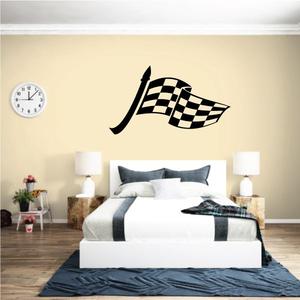 Checkered Flag Wall Decal - Vinyl Decal - Car Decal - CF08009 Cheap Sale Footlocker Finishline