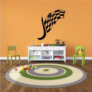 Checkered Flag Wall Decal - Vinyl Decal - Car Decal - CF08006 Online Online With Mastercard