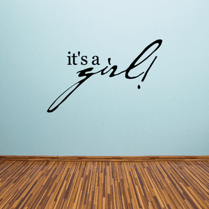 It is a Girl Baby Shower Wall Decal Cheap Online Online