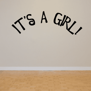 It is a Girl Baby Shower Wall Decal For Sale Top Quality