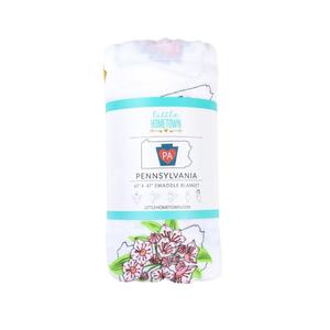 Little Hometown Pennsylvania Baby Swaddle Blanket Clearance Hot Sale