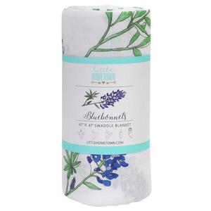 Little Hometown Bluebonnets Swaddle Blanket Cost Online