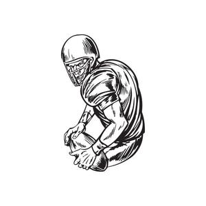 Football Wall Decal - Vinyl Decal - Car Decal - DC 023 Clearance High Quality