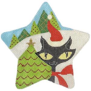 Mod Kitty Christmas Star - Traditional Colors Outlet Manchester