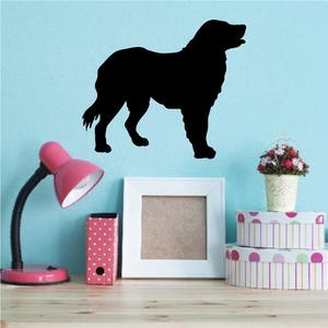 Fluffy Panting Dog Decal Discount Huge Surprise
