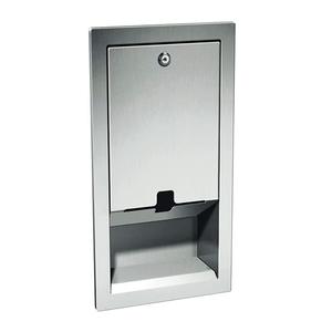 ASI 9016 Baby Changing Station - Bed Liner Dispenser - Stainless Steel - Recessed Discount Best Sale