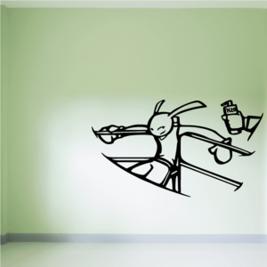 Billy the Bunny Corner Time Out Decal Discount Manchester