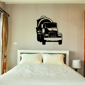 Cement Truck Wall Decal - Vinyl Decal - Car Decal - 005 Sale Lowest Pice