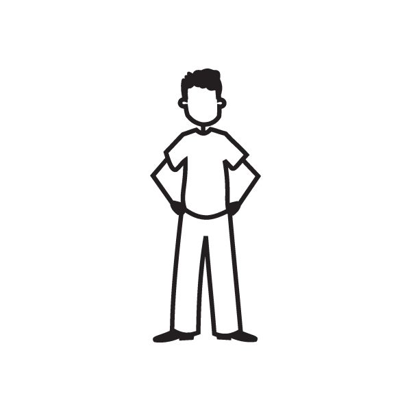 Dad with Hands on Hips Decal Free Shipping Best Pices