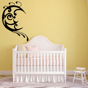 Abstract Moon Decal Cheap Fashionable