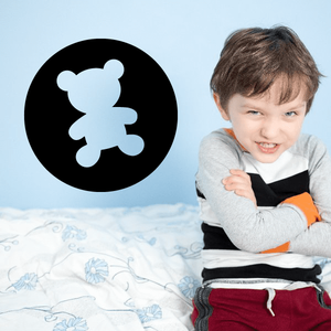 Teddy Bear Toy Labels Vinyl Wall Decal Sticker Mural Quotes Words LB006teddybear With Paypal Online