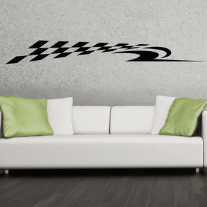 Checkered Flags Wall Decal - Vinyl Decal - Car Decal - SM013 Cheap Sale Get Authentic