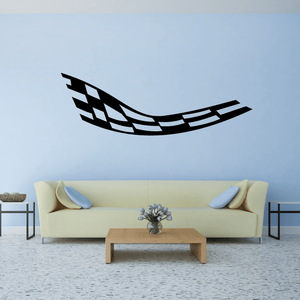 Checkered Flags Wall Decal - Vinyl Decal - Car Decal - SM006 Clearance Best Place