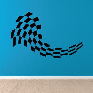 Checkered Flags Wall Decal - Vinyl Decal - Car Decal - SM025 100% Original Cheap Pice
