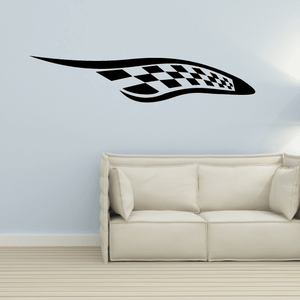 Checkered Flags Wall Decal - Vinyl Decal - Car Decal - SM003 Clearance Clearance Store