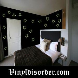 Glow in the Dark Stars Wall Decal - Vinyl Decal - Die Cut Decal - GDK43 Wide Range Of Sale Online