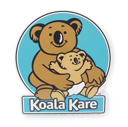 Koala Kare Baby Changing Station Front Label Replacement Part - 825 Supply