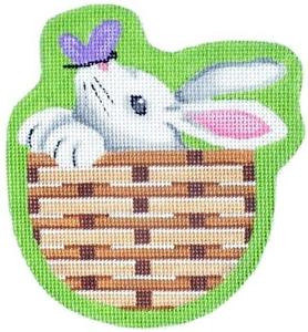 Bunny Basket on Green 100% Authentic Sale Online