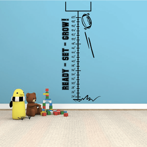 Ready Set Grow Football Goal Post Growth Chart Wall Decal Official Site