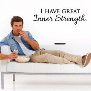 I Have Great Inner Strength Decal Authentic