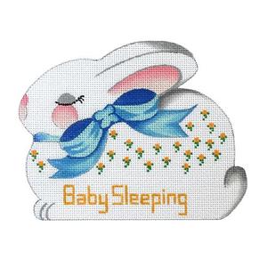 Sleepy Bunny - Baby Sleeping Sign - Blue Bow Buy Cheap Buy