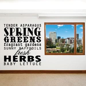 Spring Word Collage Wall Decal Discount Exclusive