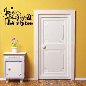 Joy To The World Manger Decal Buy Cheap Classic
