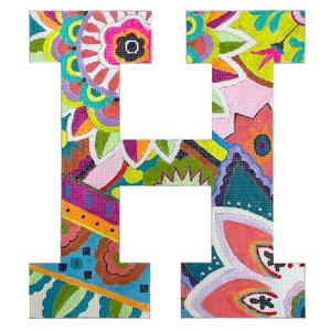 Floral 12" Monogram Letter H on 13 Discount Best Store To Get