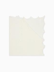 Ivory Openwork Cotton Baby Blanket Pay With Paypal