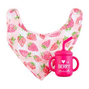 Mud Pie Silicone Cup and Bib Set Clearance Best