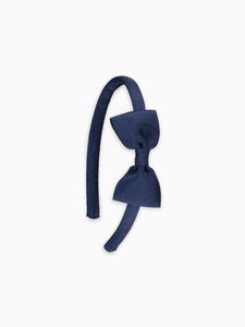 Navy Blue Small Bow Girl Headband Clearance Get To Buy