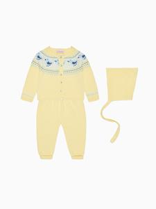 Lemon Isa Cotton Baby Knitted Gift Box Set Discount Newest