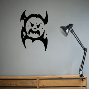 Scary Moon Decal Excellent
